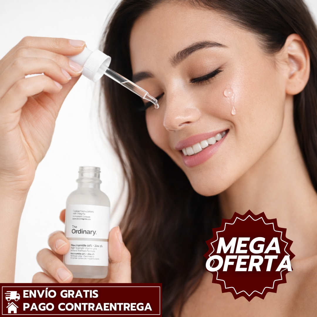 The ordinary Niacinamide™️:Serum con niacinamida y zinc que equilibra la piel, reduce poros y mejora su luminosidad.