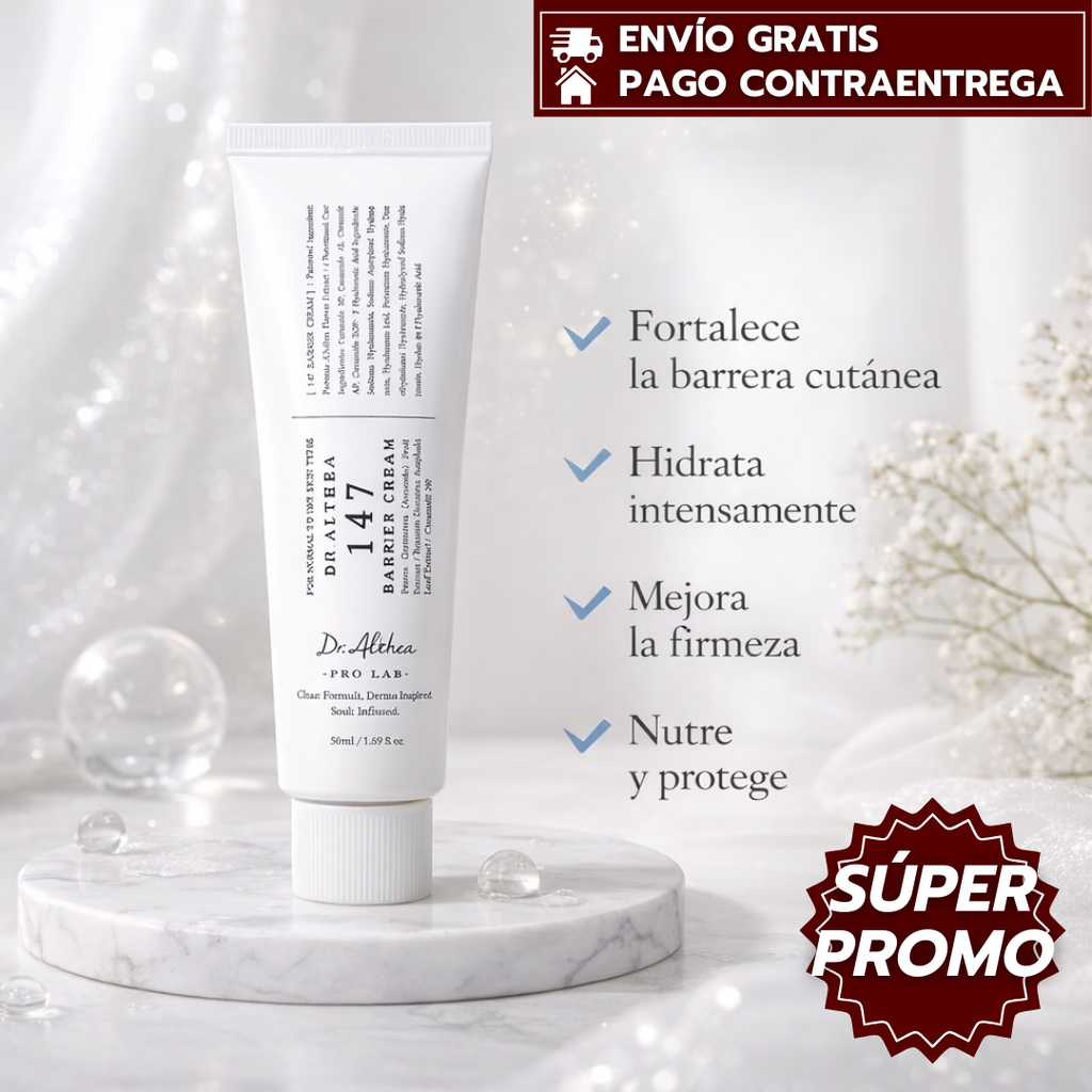 Crema 147 Dr.Althea™️: Hidratante avanzada que fortalece la barrera cutánea, nutre intensamente y mejora la firmeza de la piel